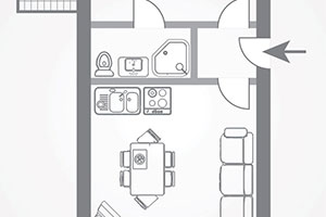 Apartman za dvije osobe